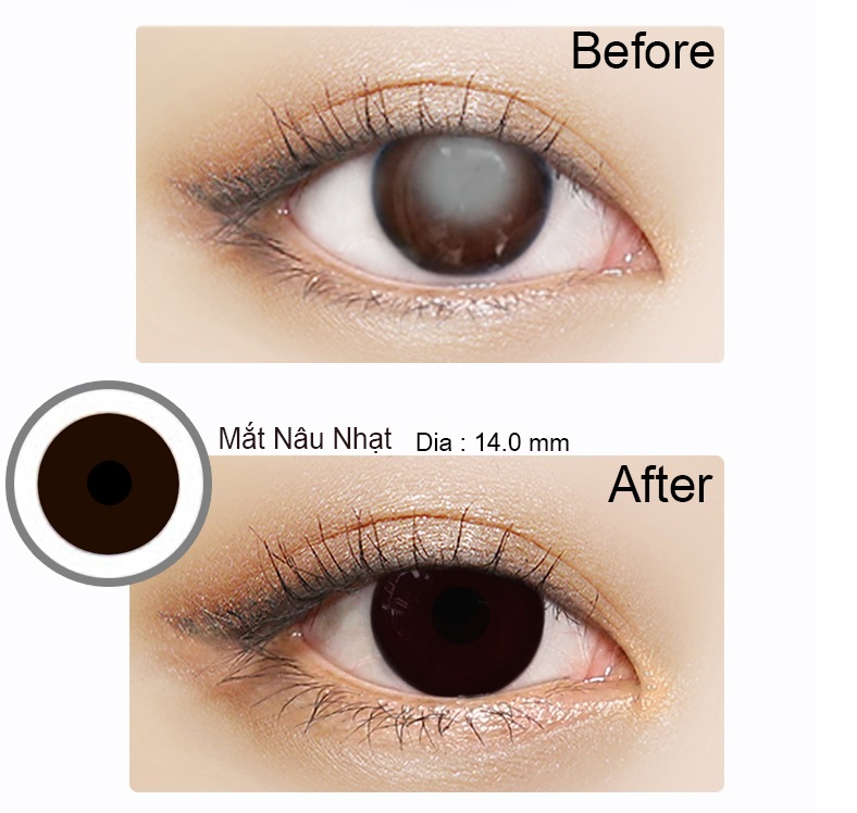 Lens thẩm mỹ tròng đen